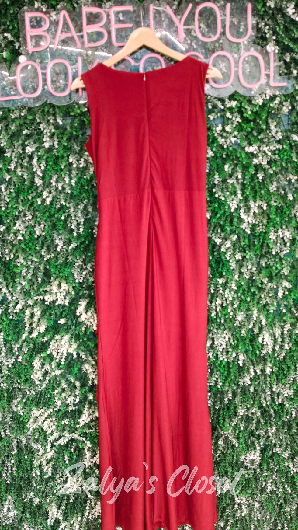 Thumbnail: Long Gown With Side Detailing 