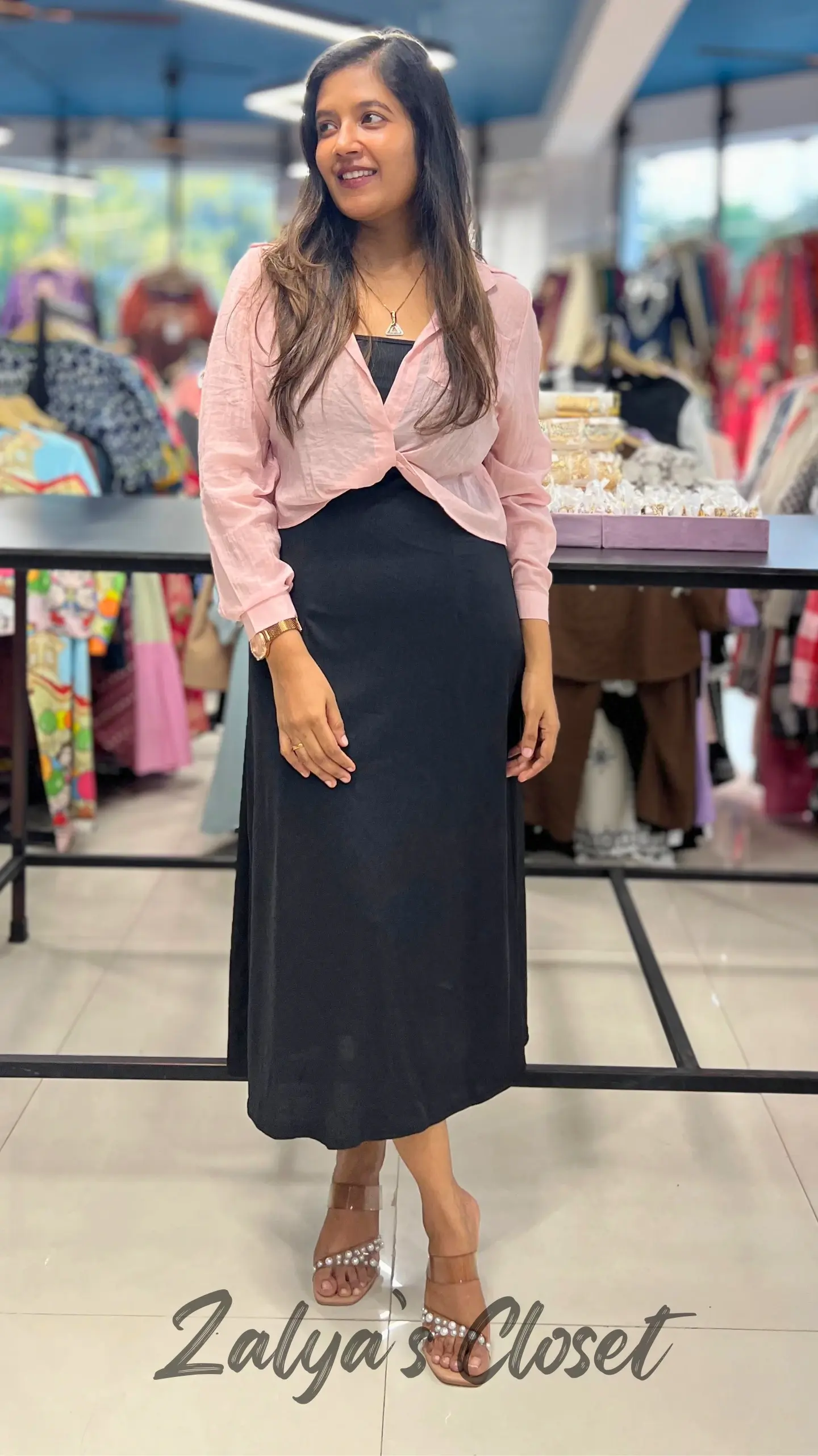 Imported Cropped Jacket and Slip Dress Set 