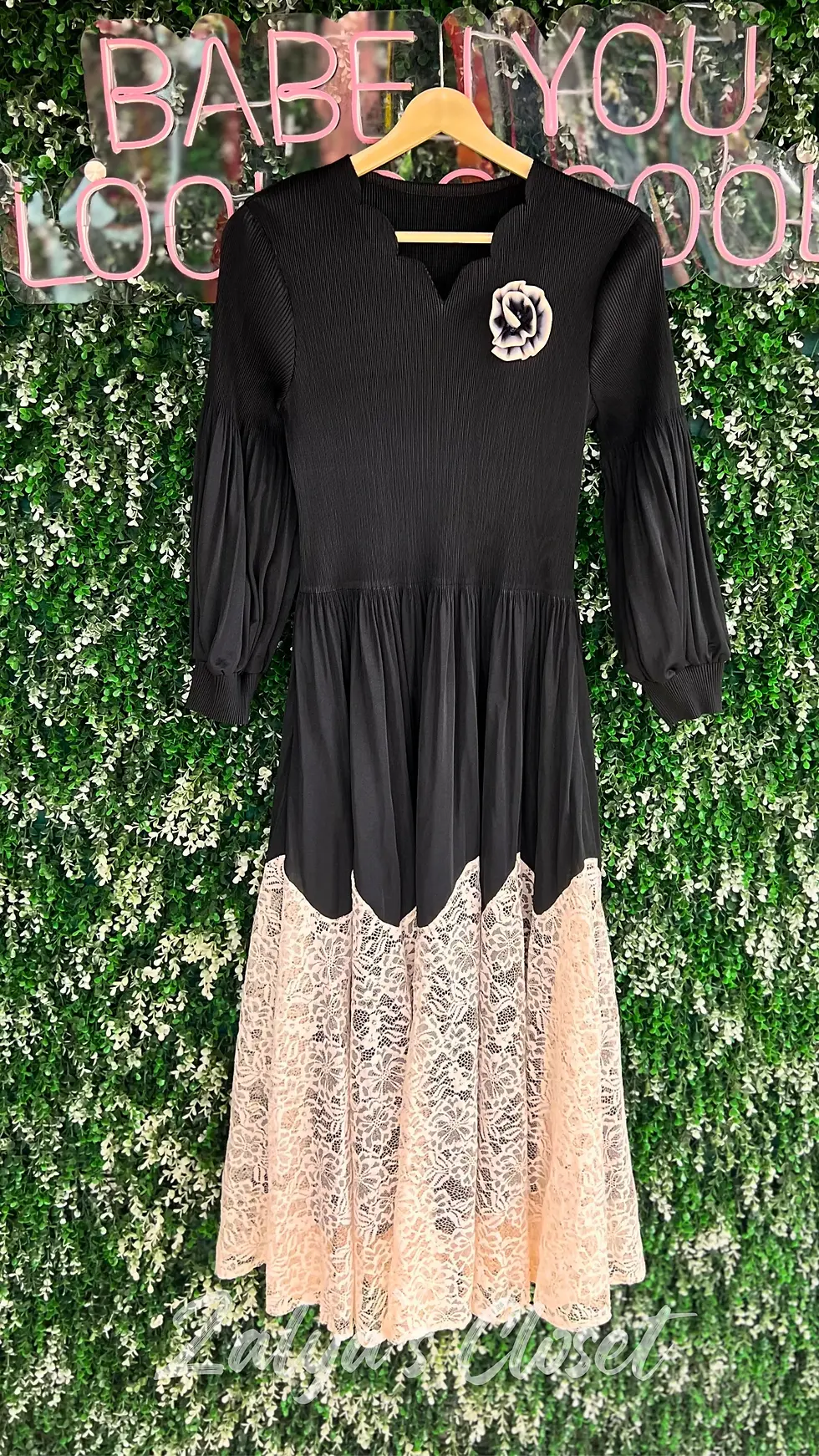 Thumbnail: Imported Lace Magic Dress