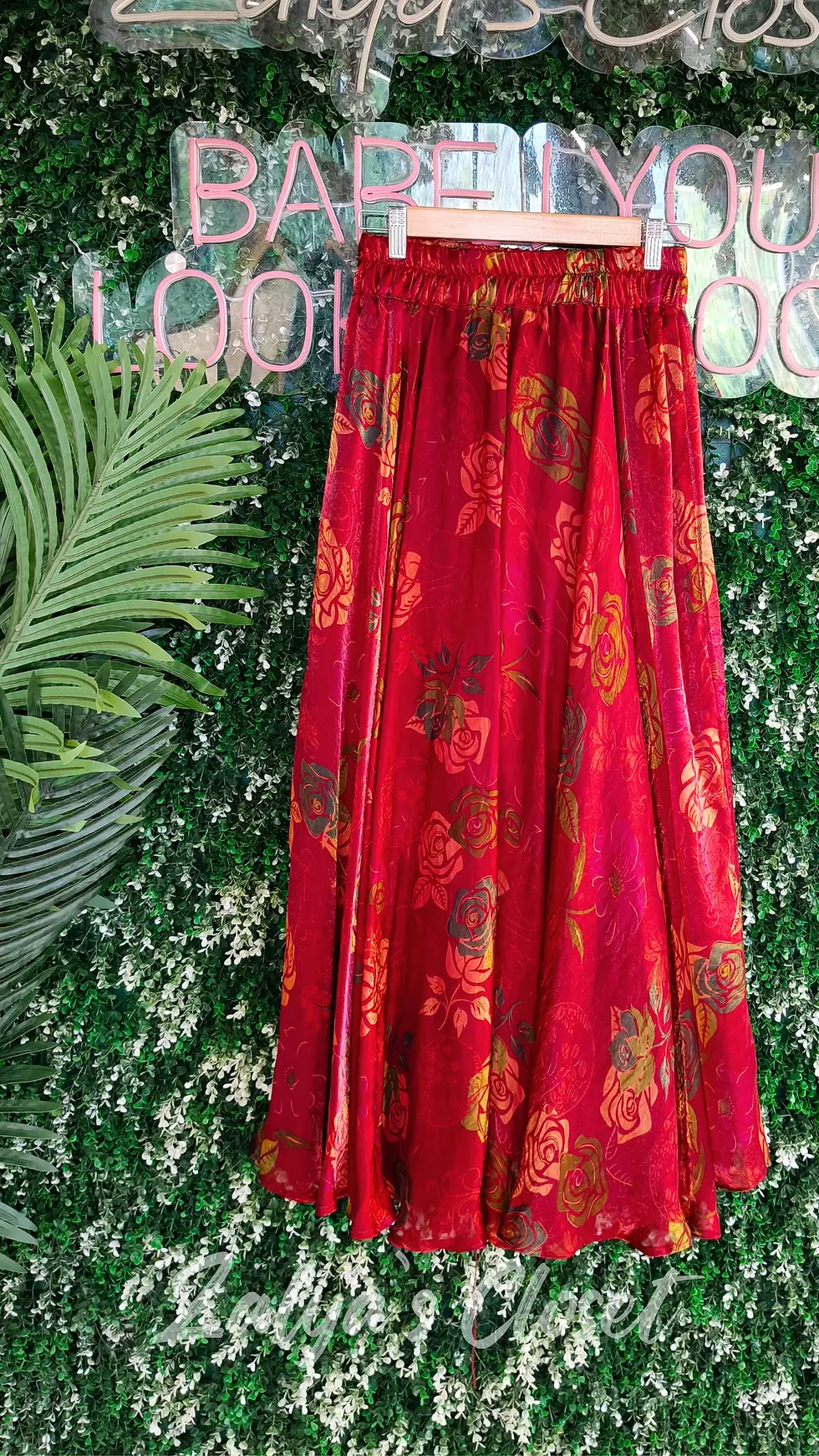 Thumbnail: Flower Printed Organza Skirt 