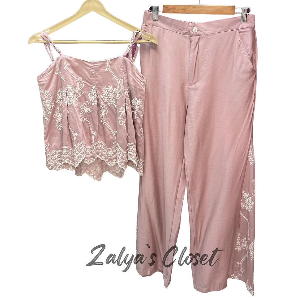Thumbnail: Top and Pant Side Printed Co-ord Set