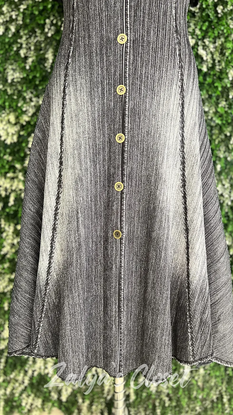 Thumbnail: Ombre Imported Denim Design Magic Dress