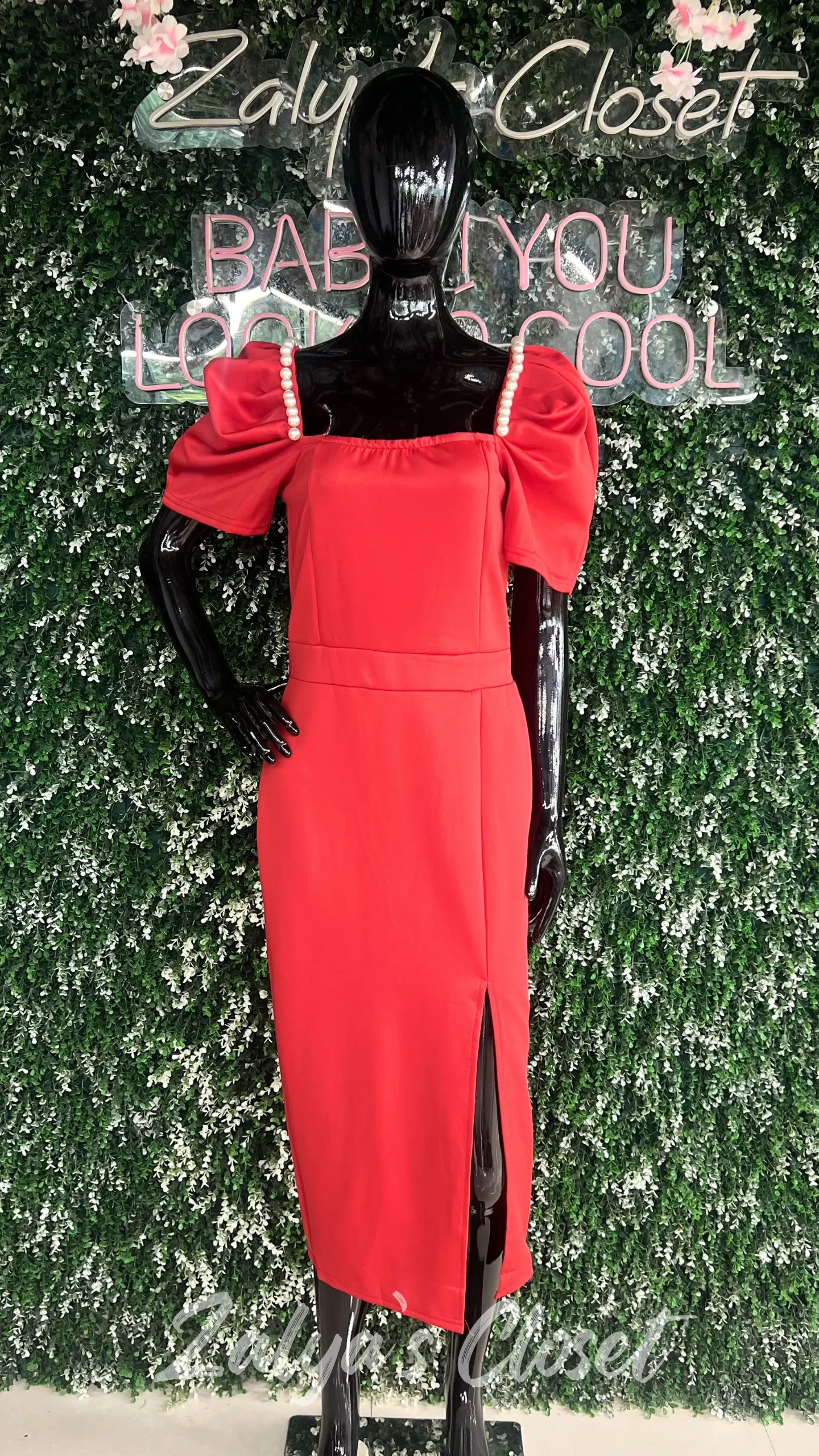 Imported Bodycon Dresses with Pearl Work