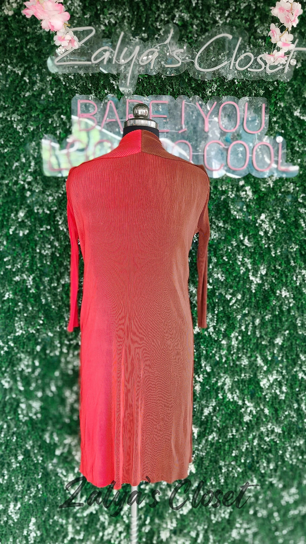 Thumbnail: Imported Jacket Style Double Shaded Magic Dress