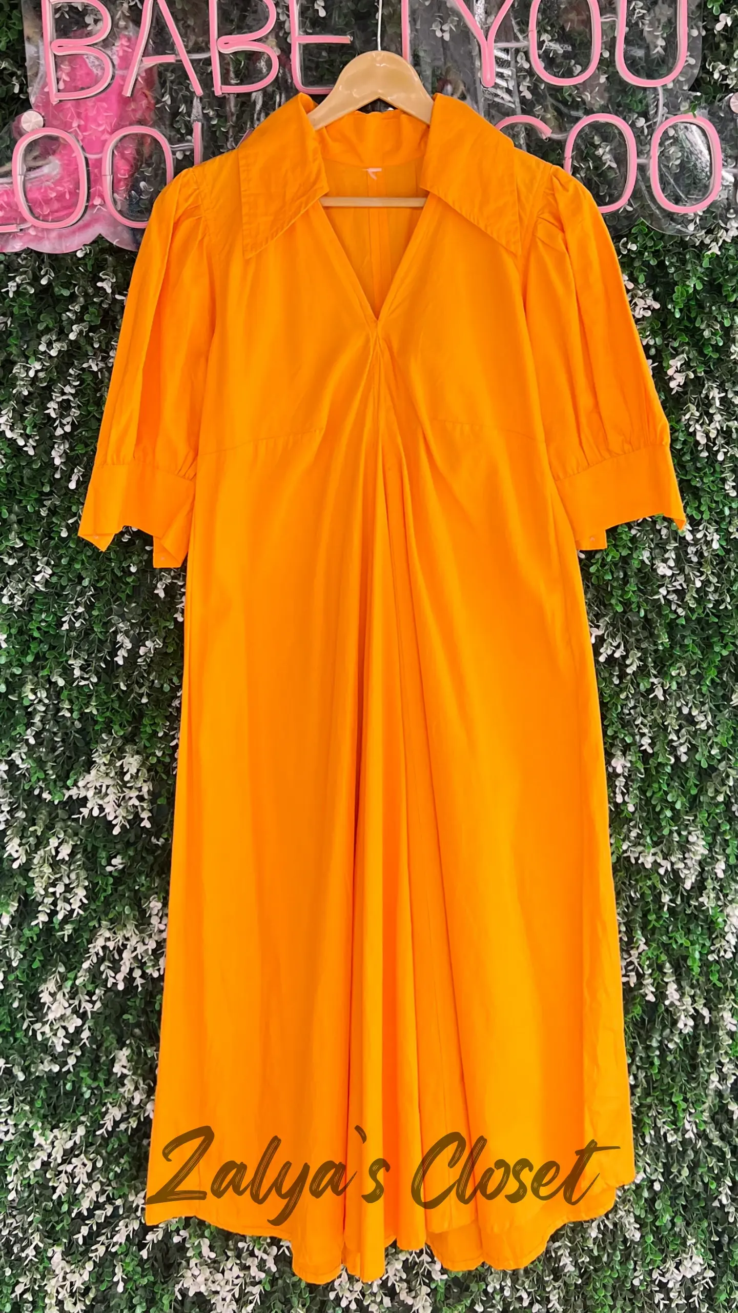 Imported Zara Inspired Long Cotton Dress