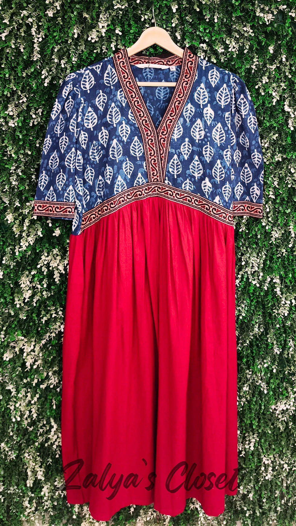Thumbnail: Ajrakh Alia Cut Gown