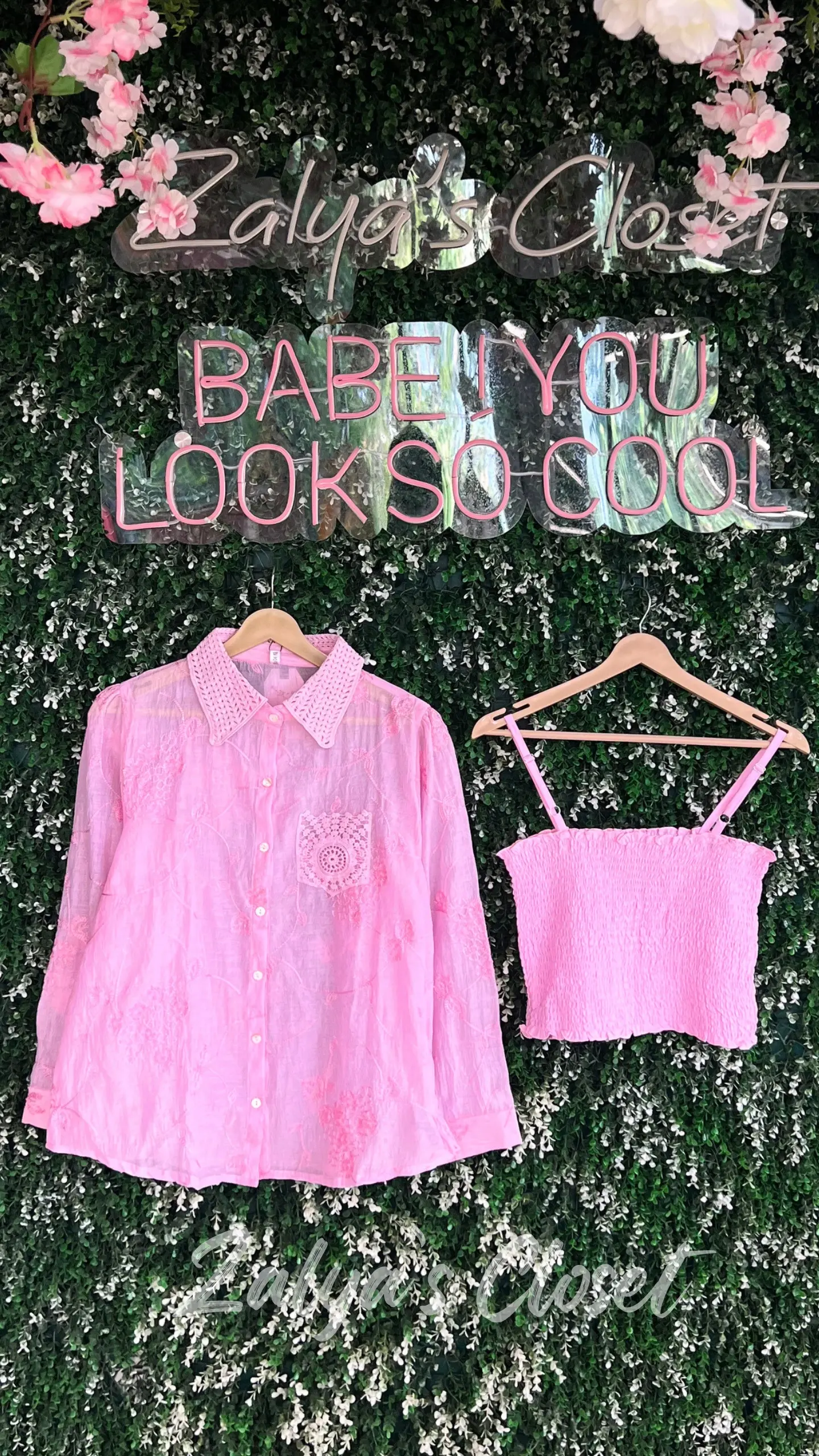 2pcs Designer Tops With Inner 