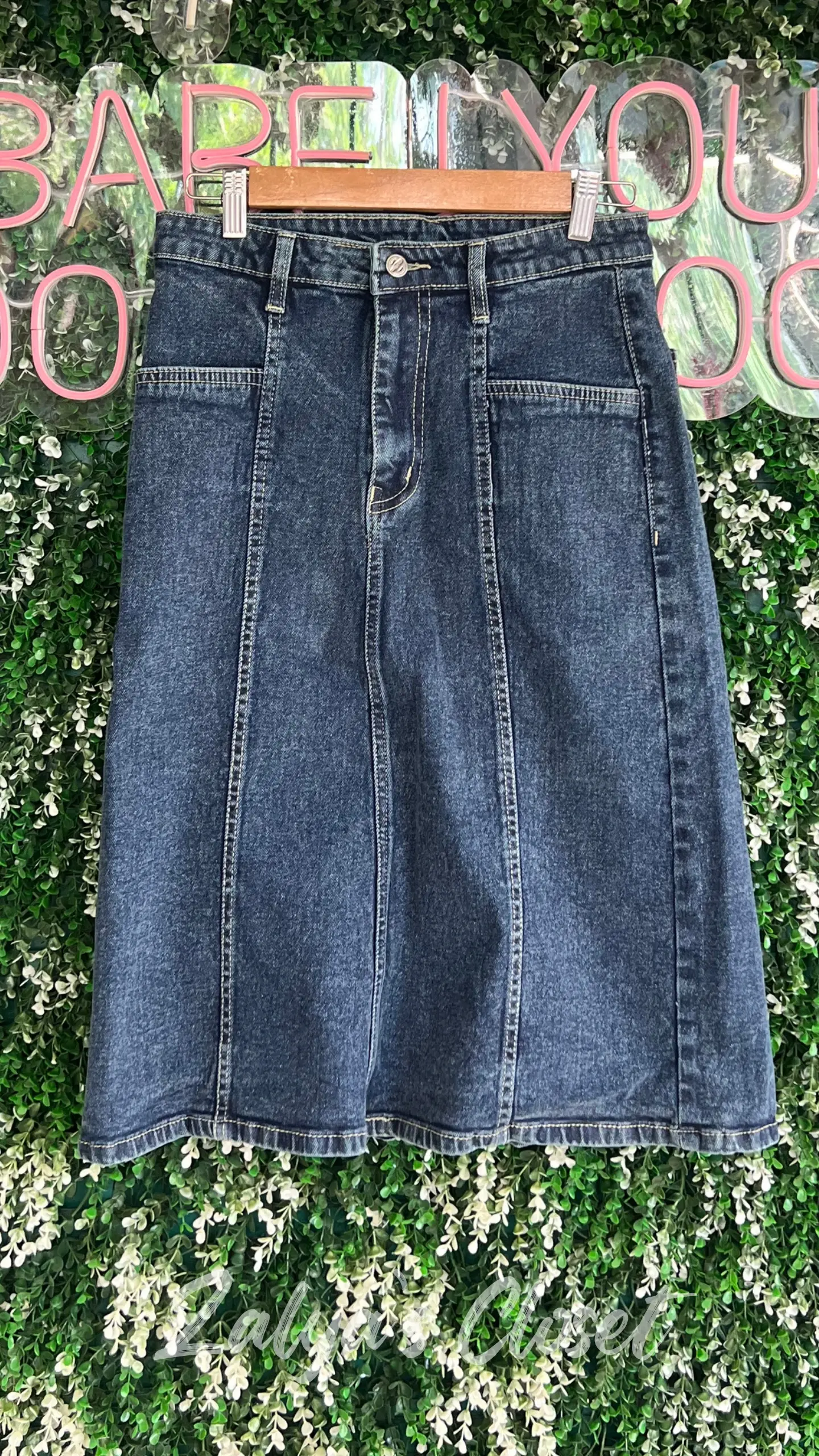 Imported Denim Skirt 