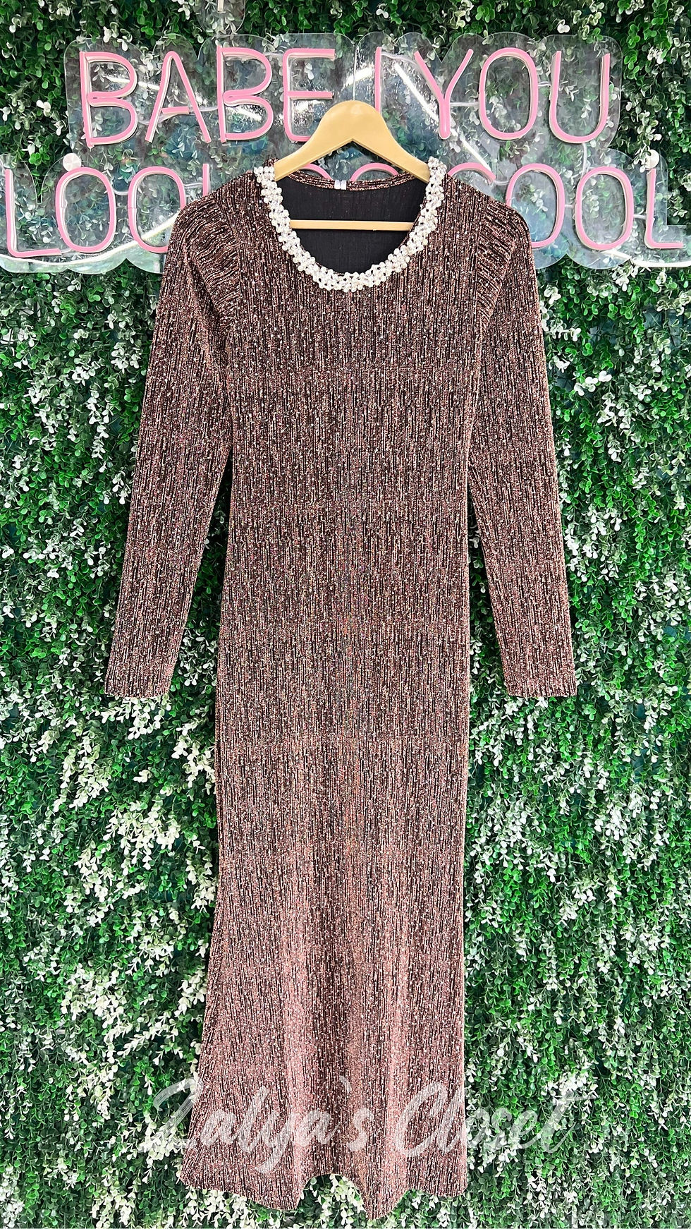 Thumbnail: Imported Stone Work Dress