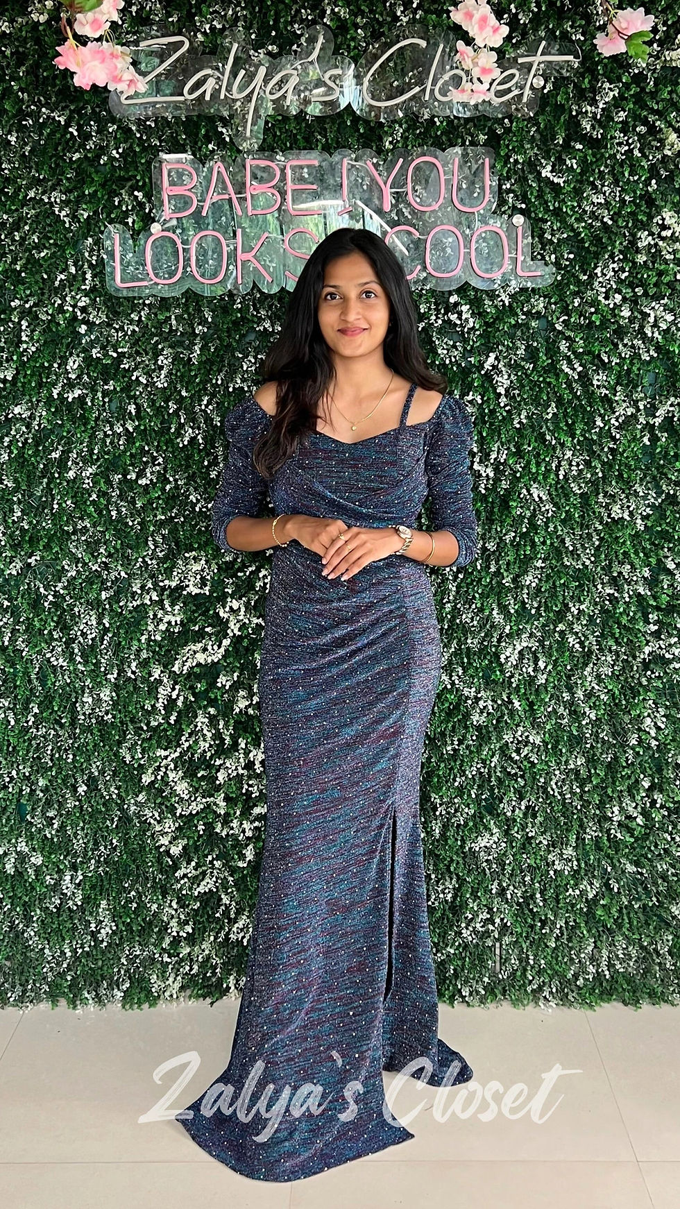 Thumbnail: Sweet Heart Neck Full Length Party Wear