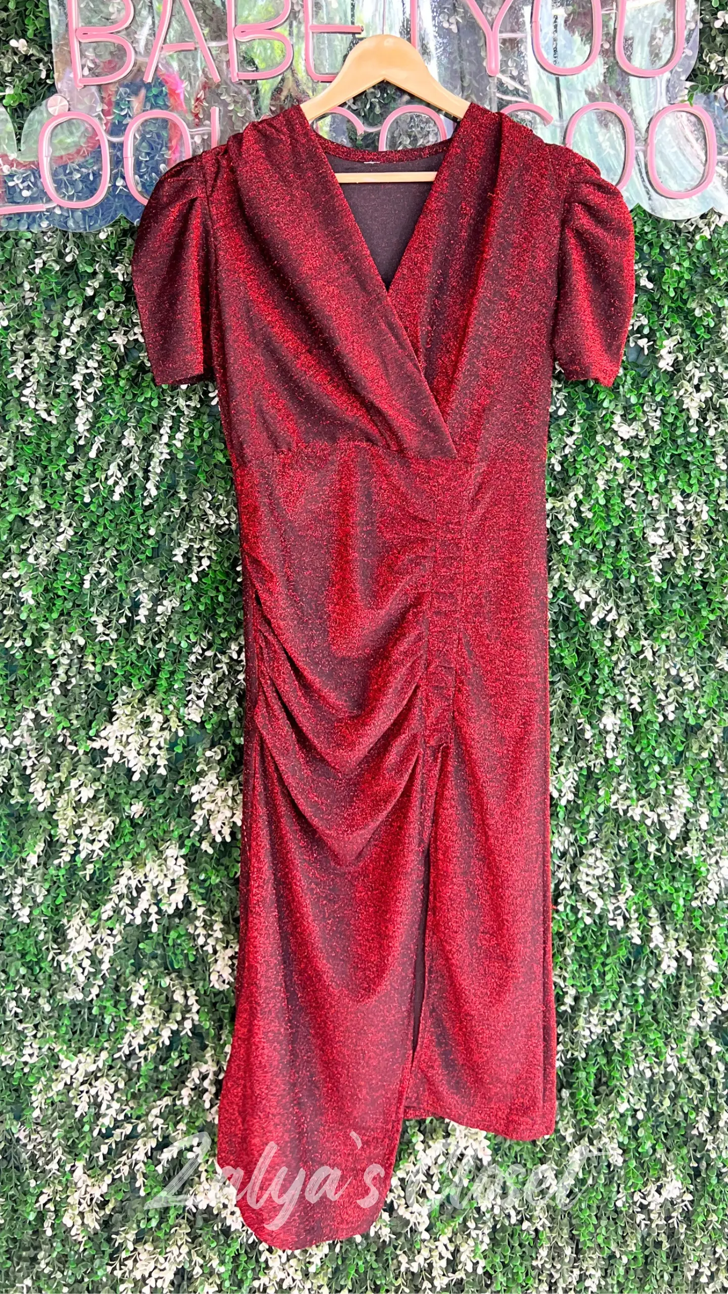 Puff Sleeves Party Wear Dress