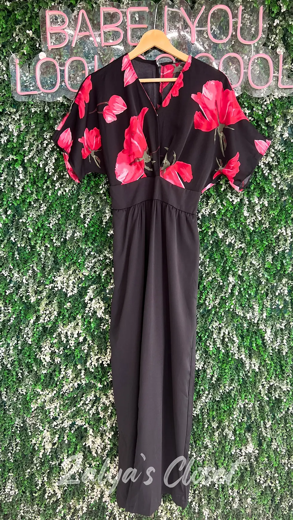 Thumbnail: Imported Half Printed Jumpsuit 