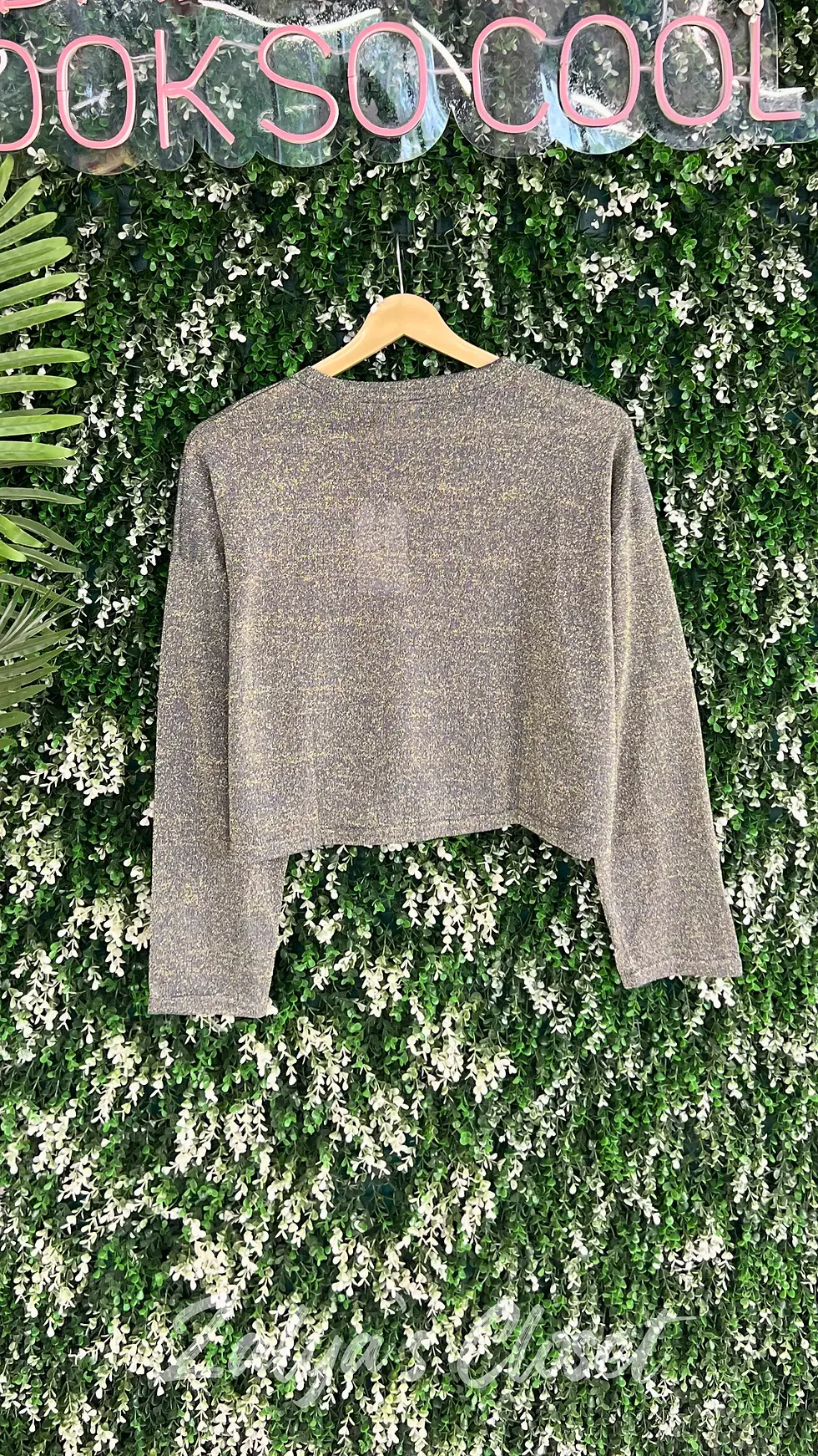 Thumbnail: Shimmer Plus Size Crop Top 