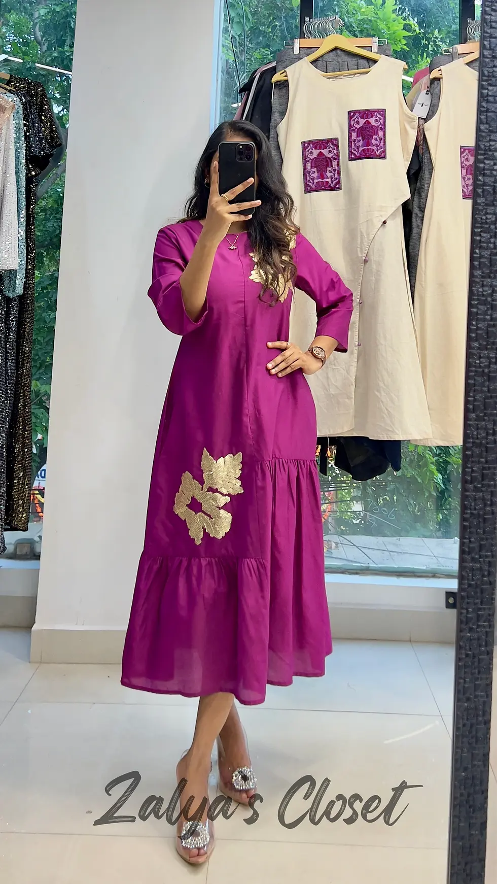 Thumbnail: Pink Designer Dress