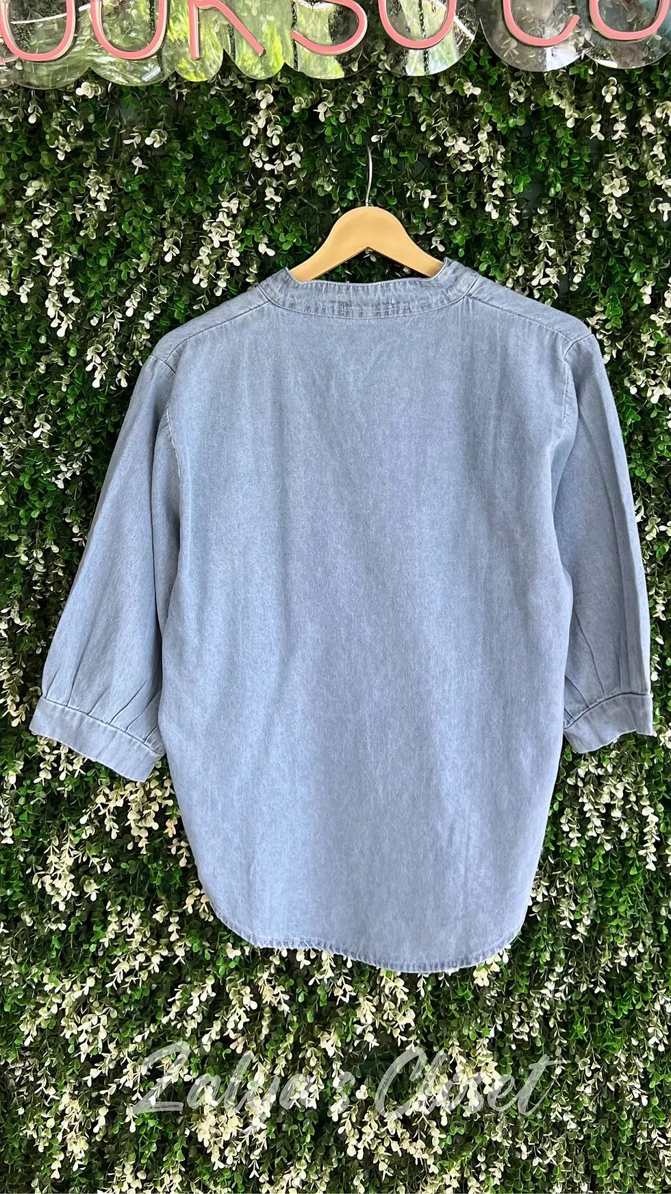 Thumbnail: Denim Printed Tops
