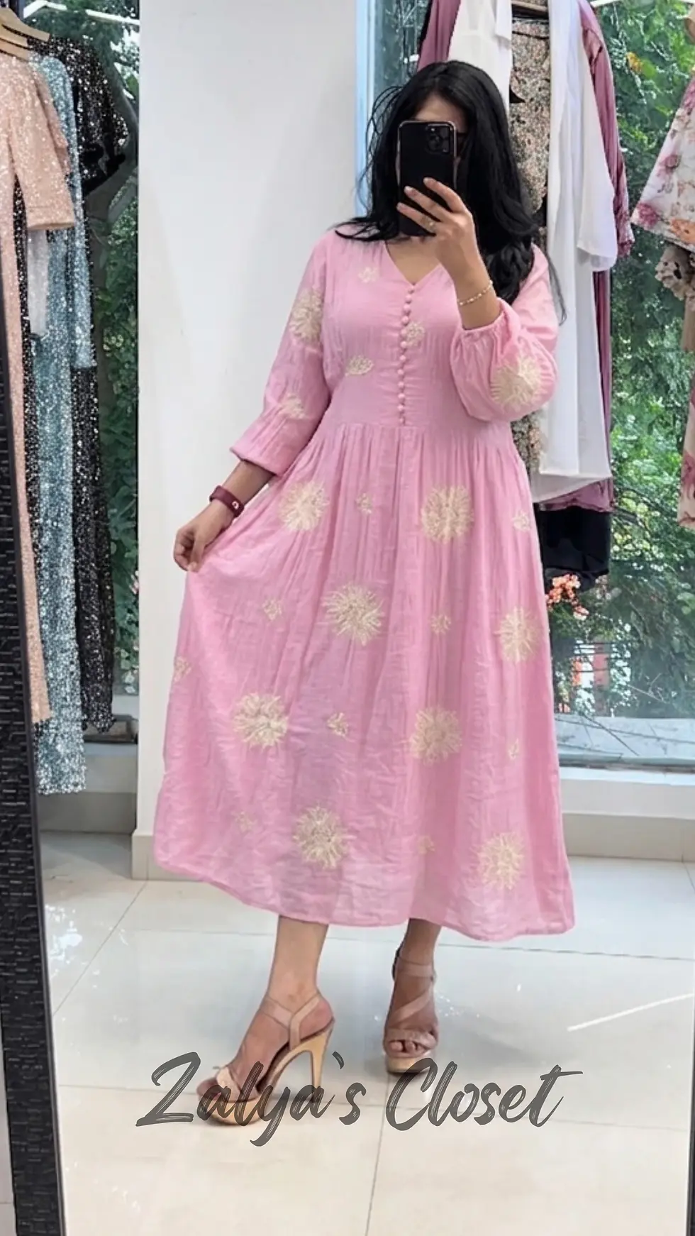 Thumbnail: Plus Size Embroidered Dress