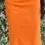 Thumbnail: Orange Bodycon Dress Imported With Pearl Work 