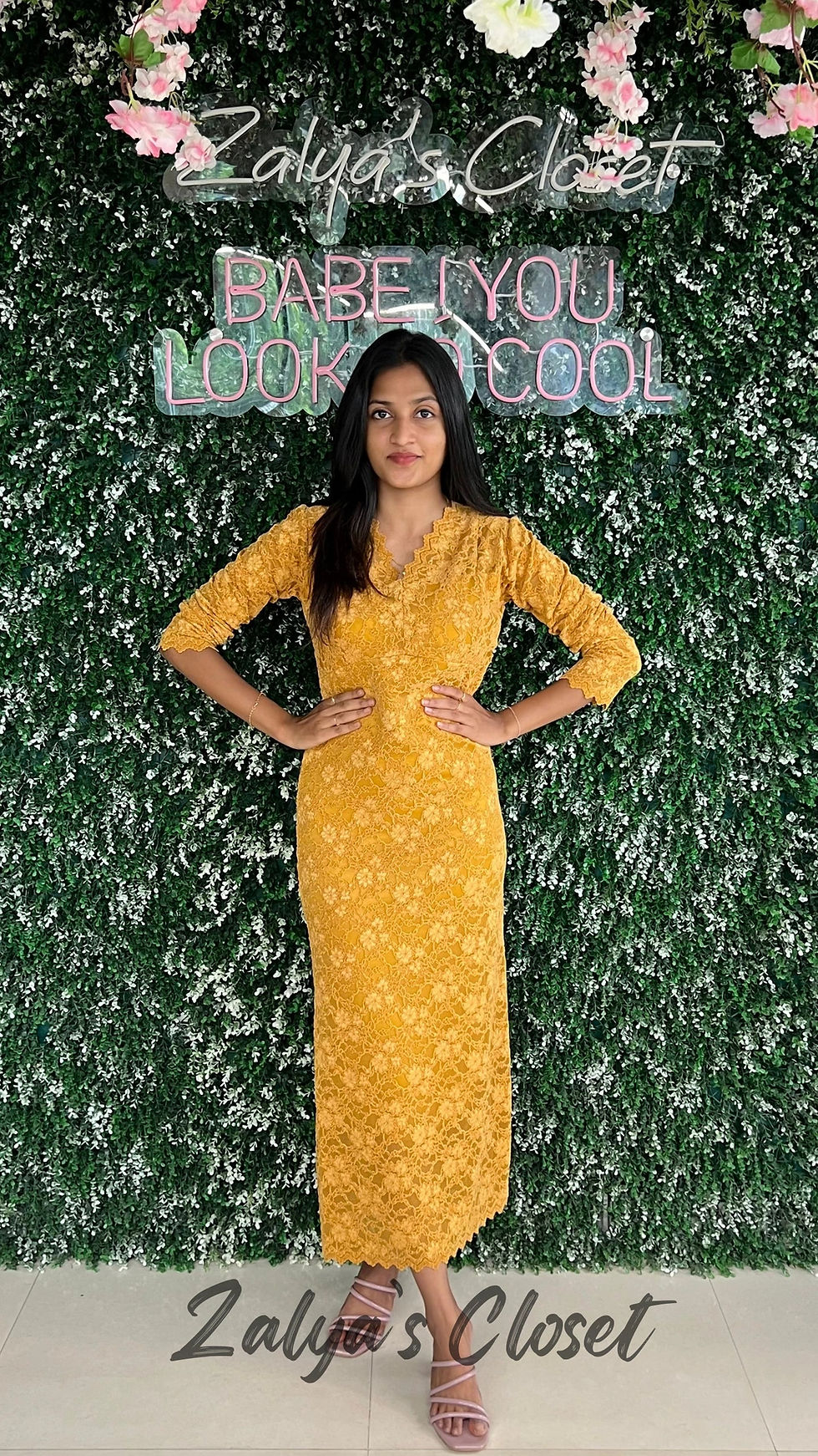 Thumbnail: Imported Long Lace Dress