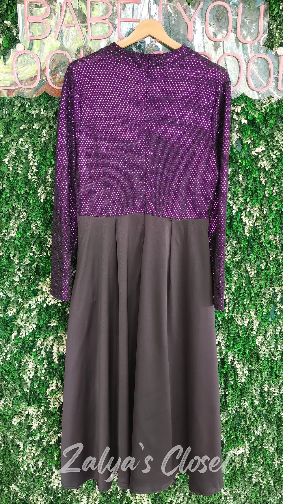 Thumbnail: Imported Party Wear Dress With Belt