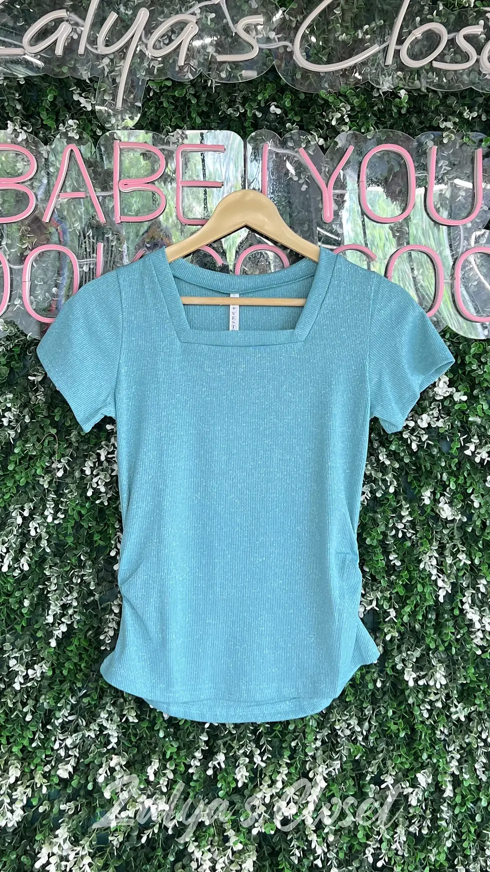 Thumbnail: Square neck solid tops 