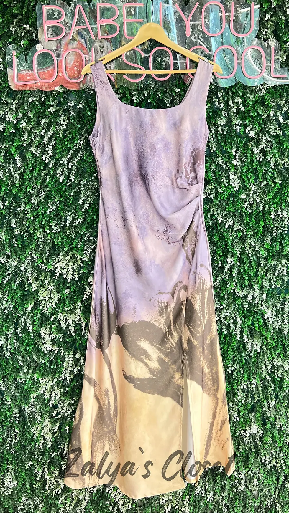 Thumbnail: Double Shade Satin Gown