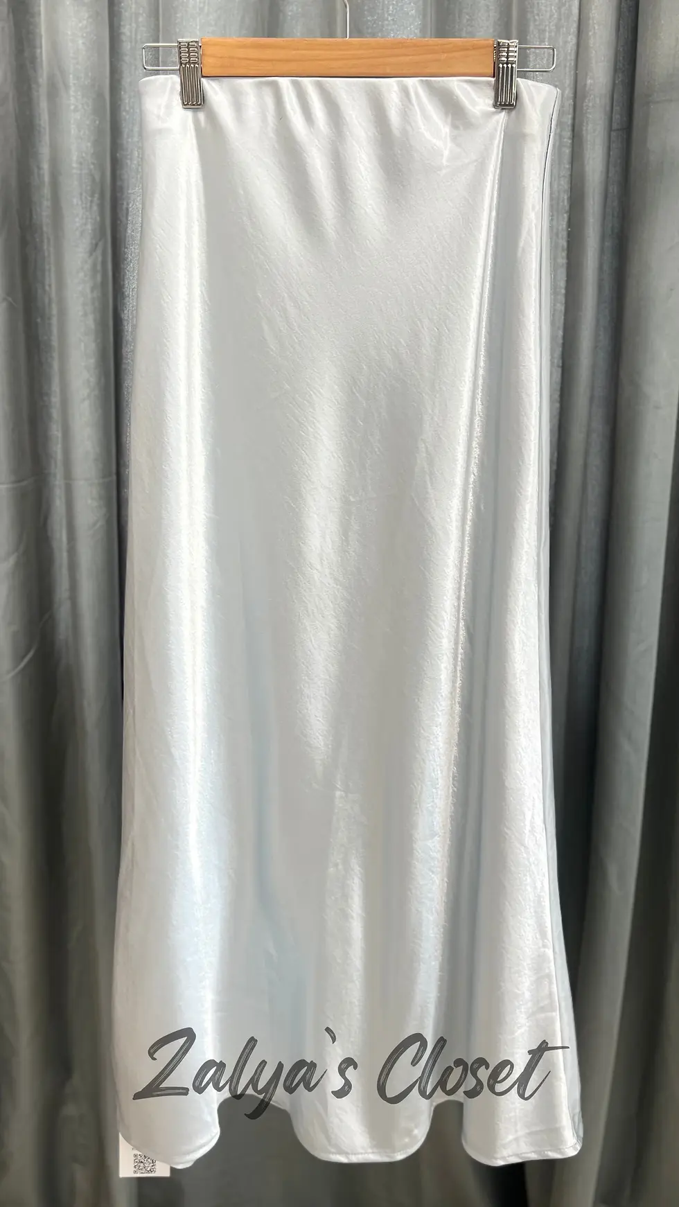 Thumbnail: Imported Long Satin Skirt