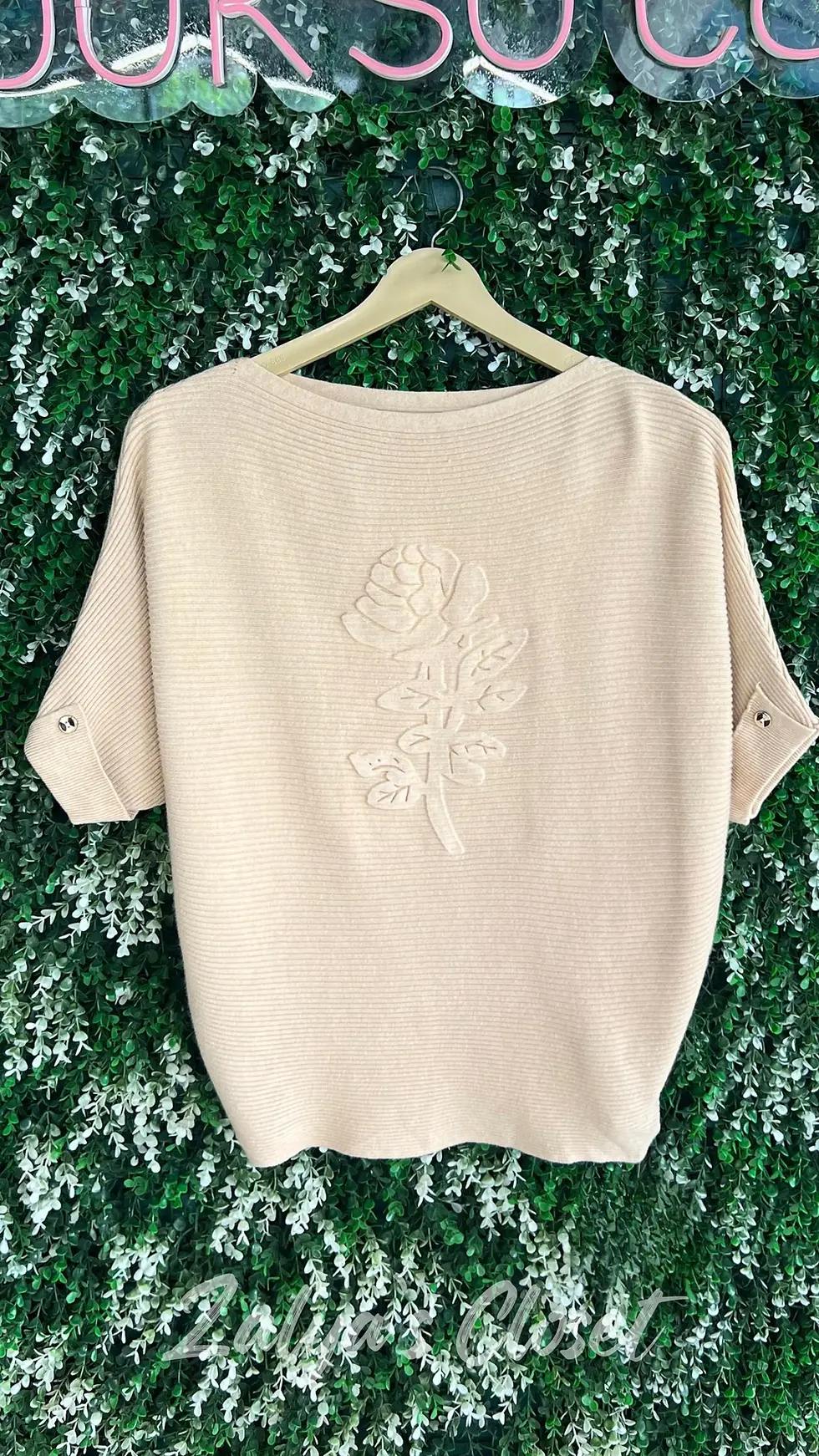 Thumbnail: Ribbed Plus Size Tops