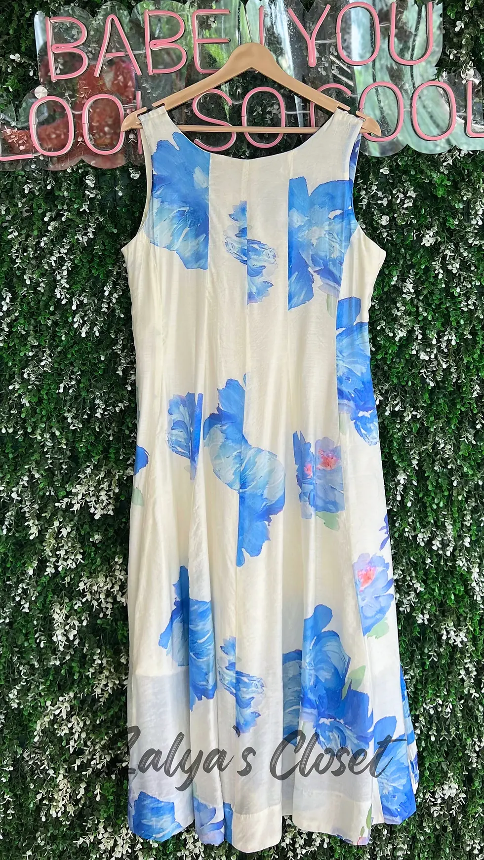 Thumbnail: Square Neck A Line Dress 
