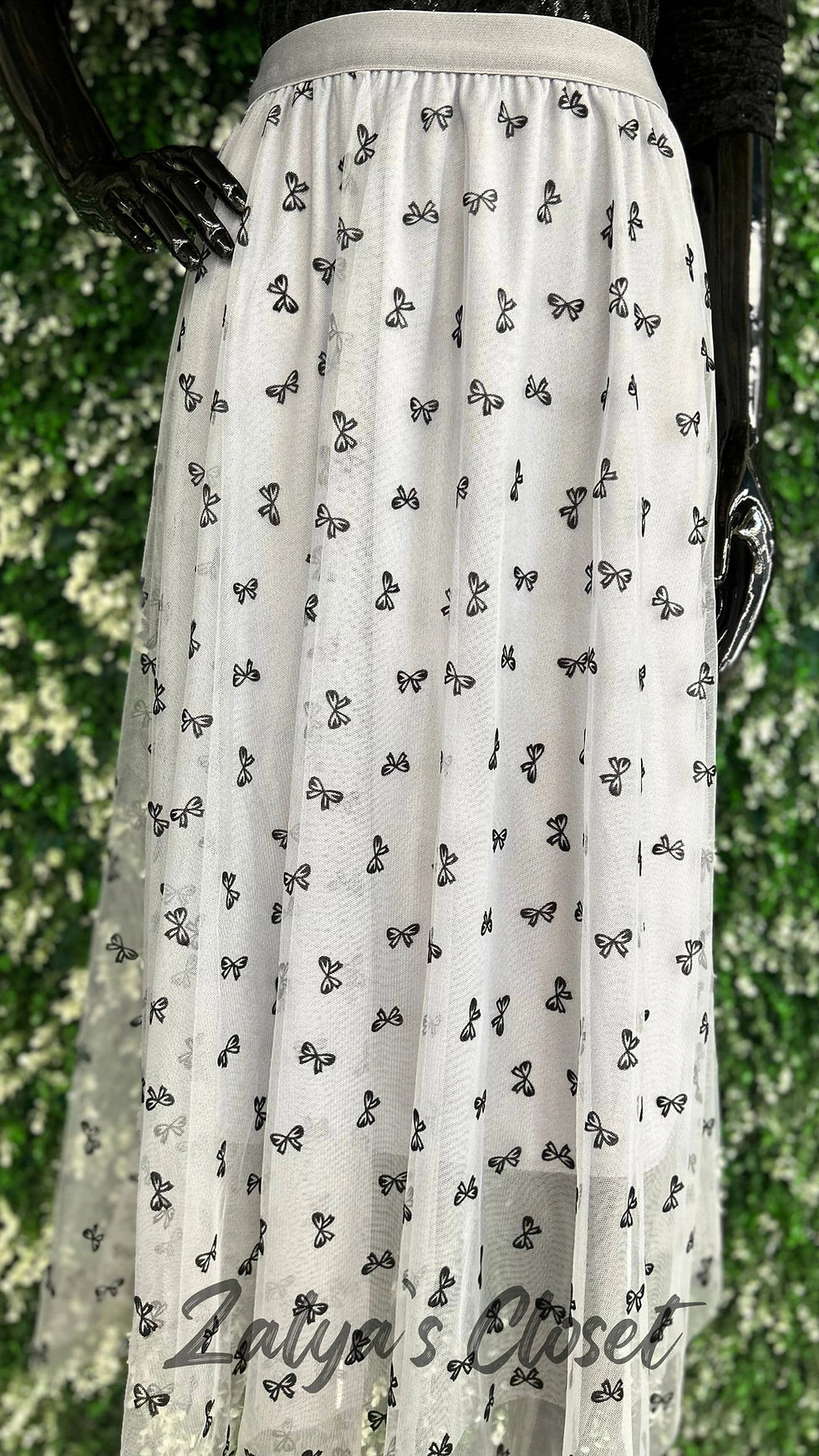 Thumbnail: Imported Butterfly Printed Skirt