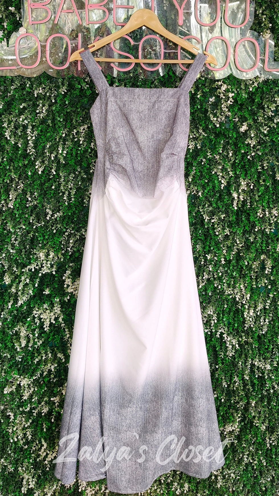 Thumbnail: Dual Shade Denim Dress