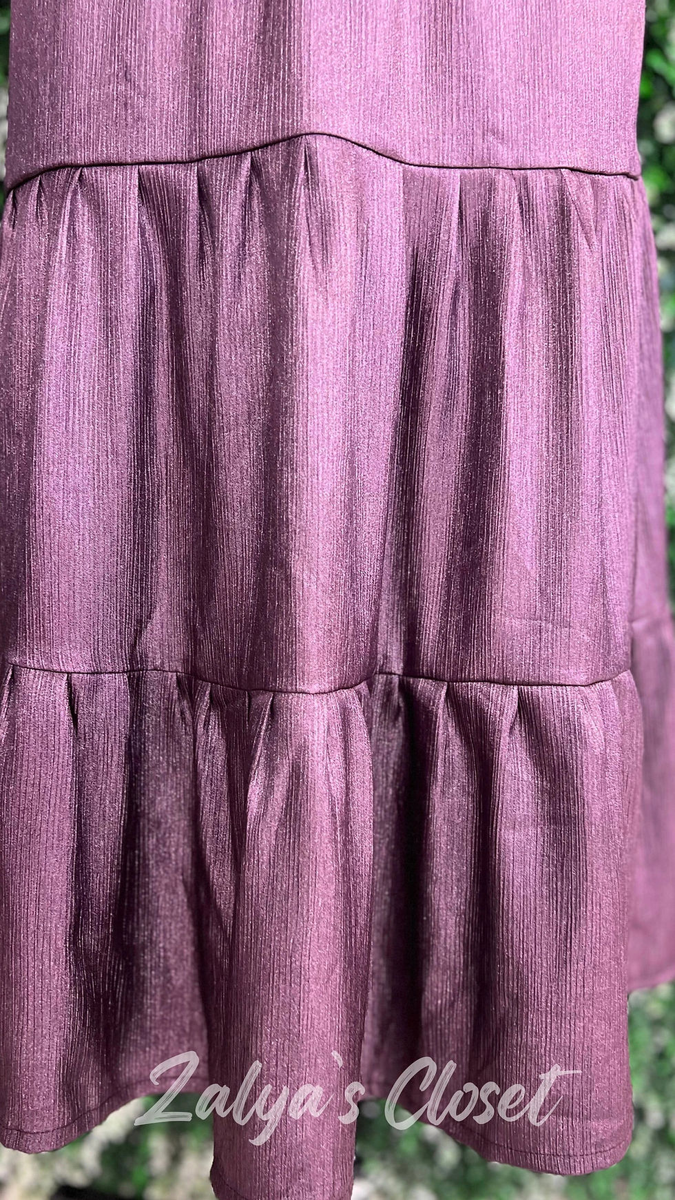 Thumbnail: Shimmer Tiered Party Wear Dress