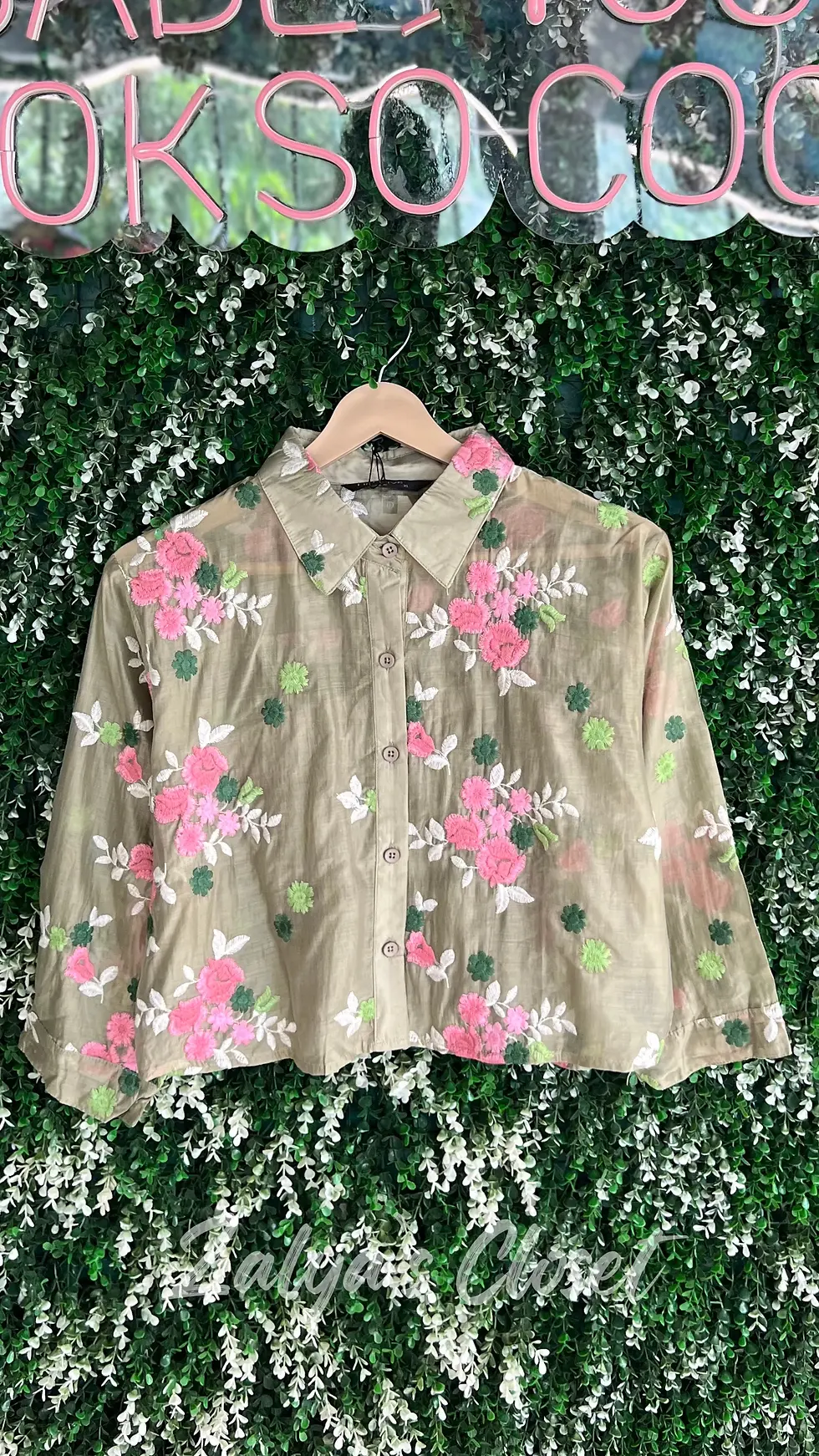 Thumbnail: Embroidered Shirt With Inner Top