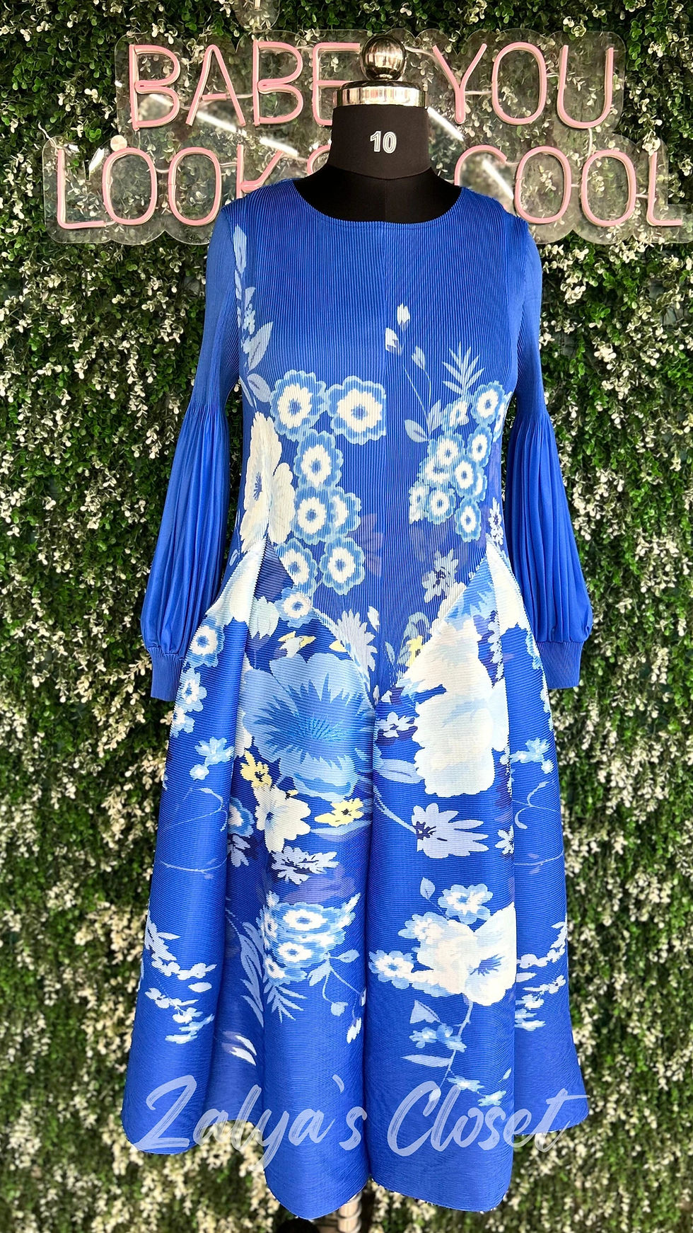 Thumbnail: Imported Middle Printed Barbie Dress