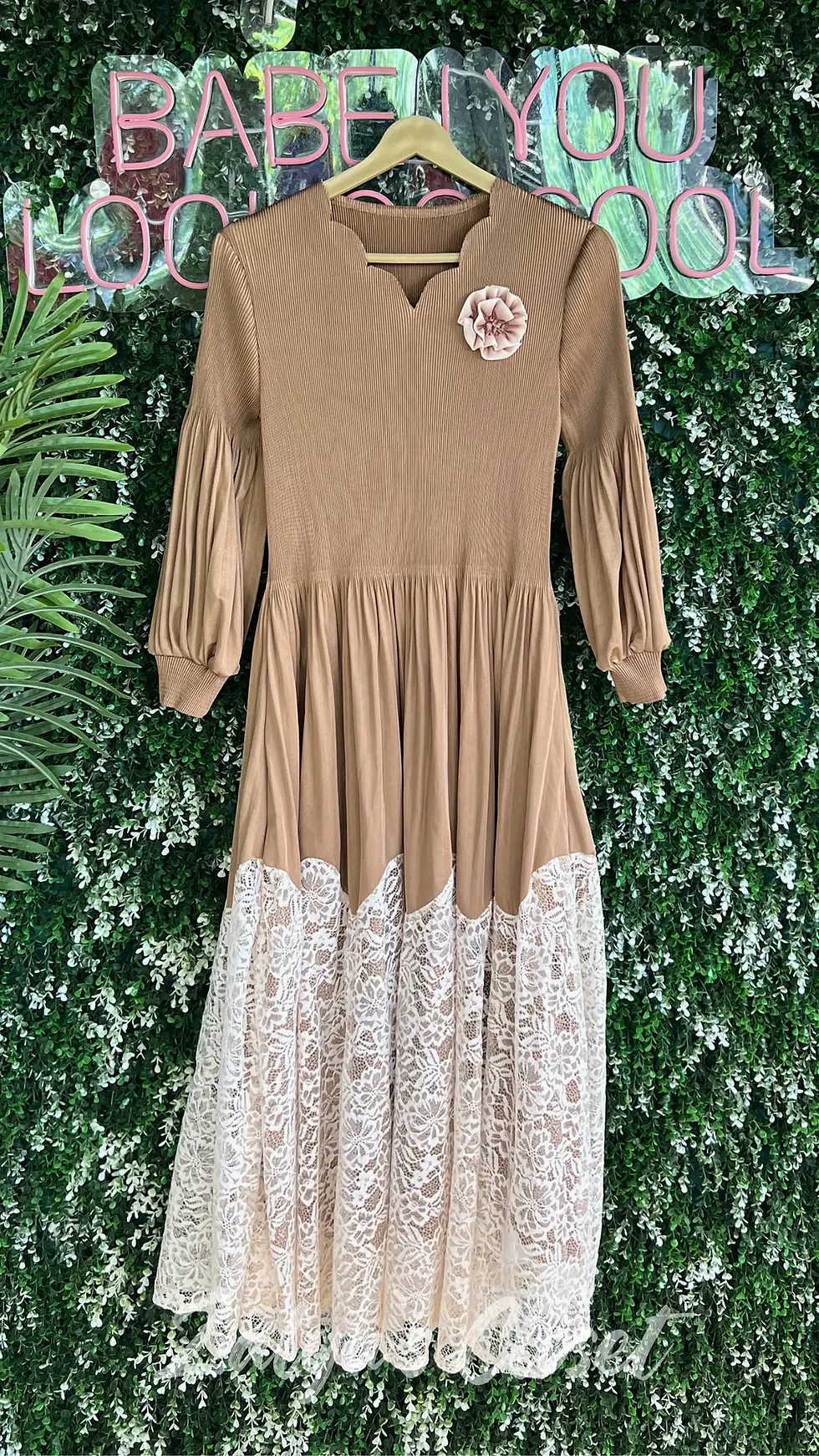 Thumbnail: Imported Lace Magic Dress
