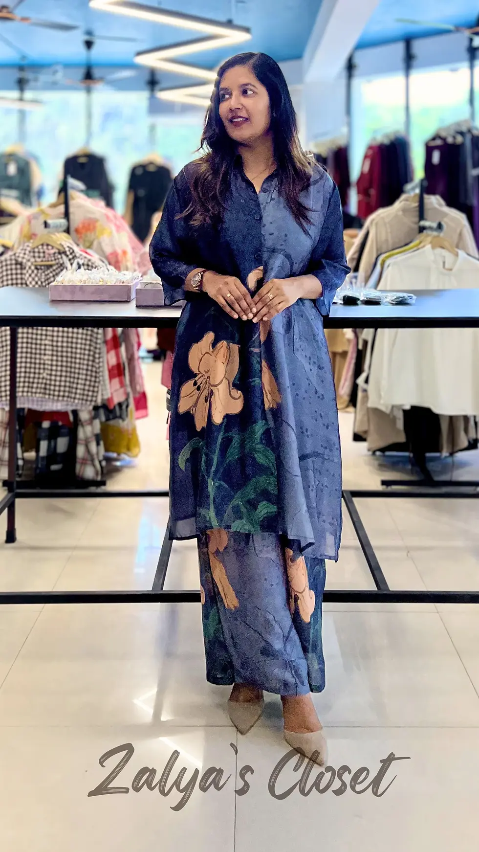 Thumbnail: Imported Plus Size Printed Co-ord Set