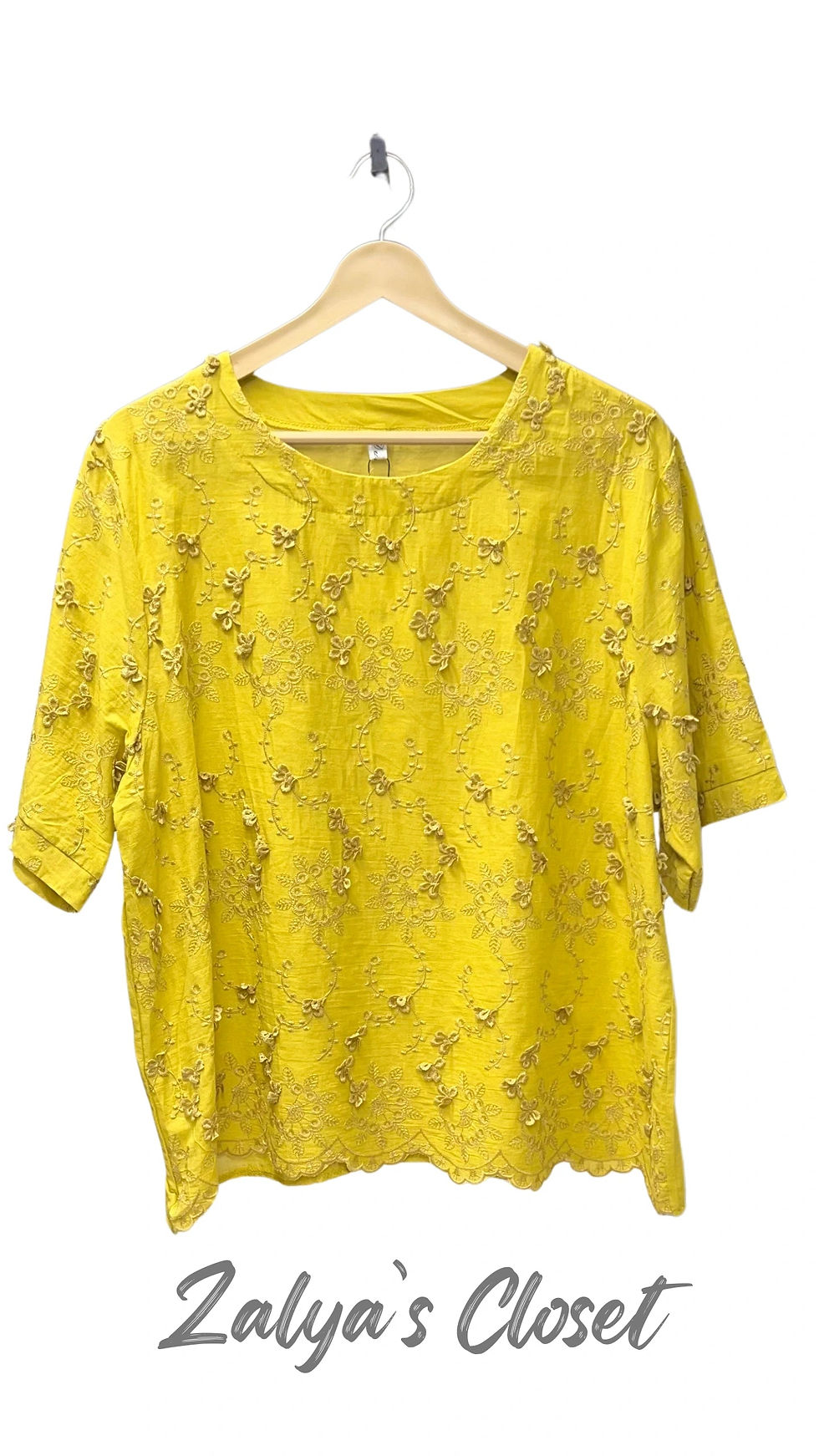 Thumbnail: Embroidered Plus Size Tops