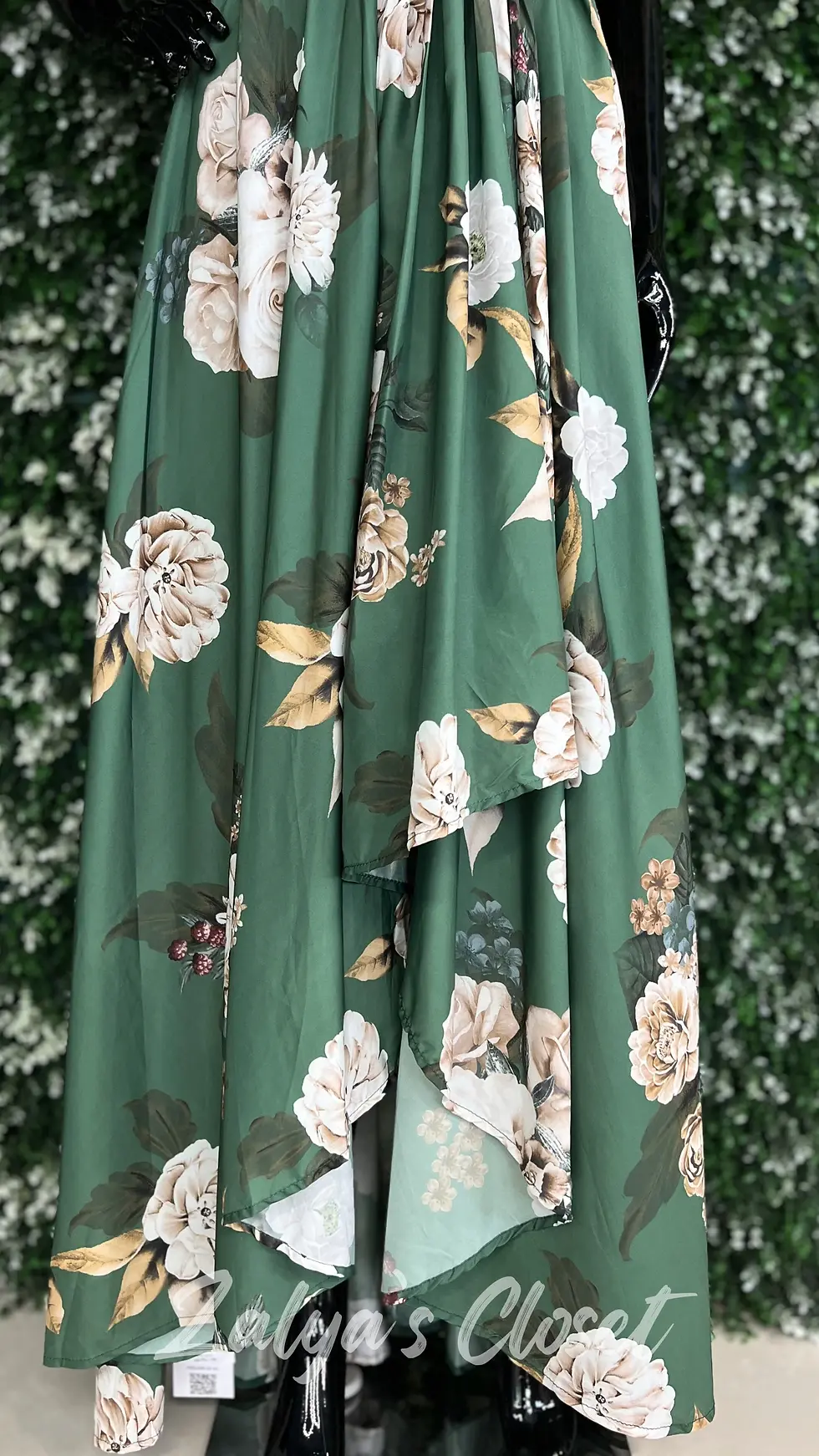 Thumbnail: Green Printed Long Dress