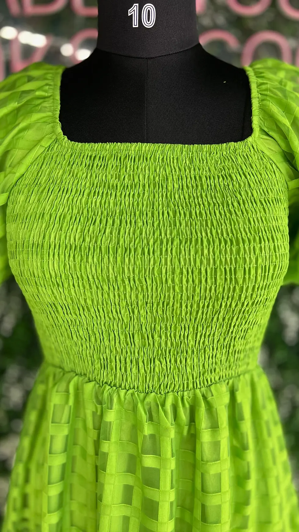 Thumbnail: Imported Smocking Tiered Dress