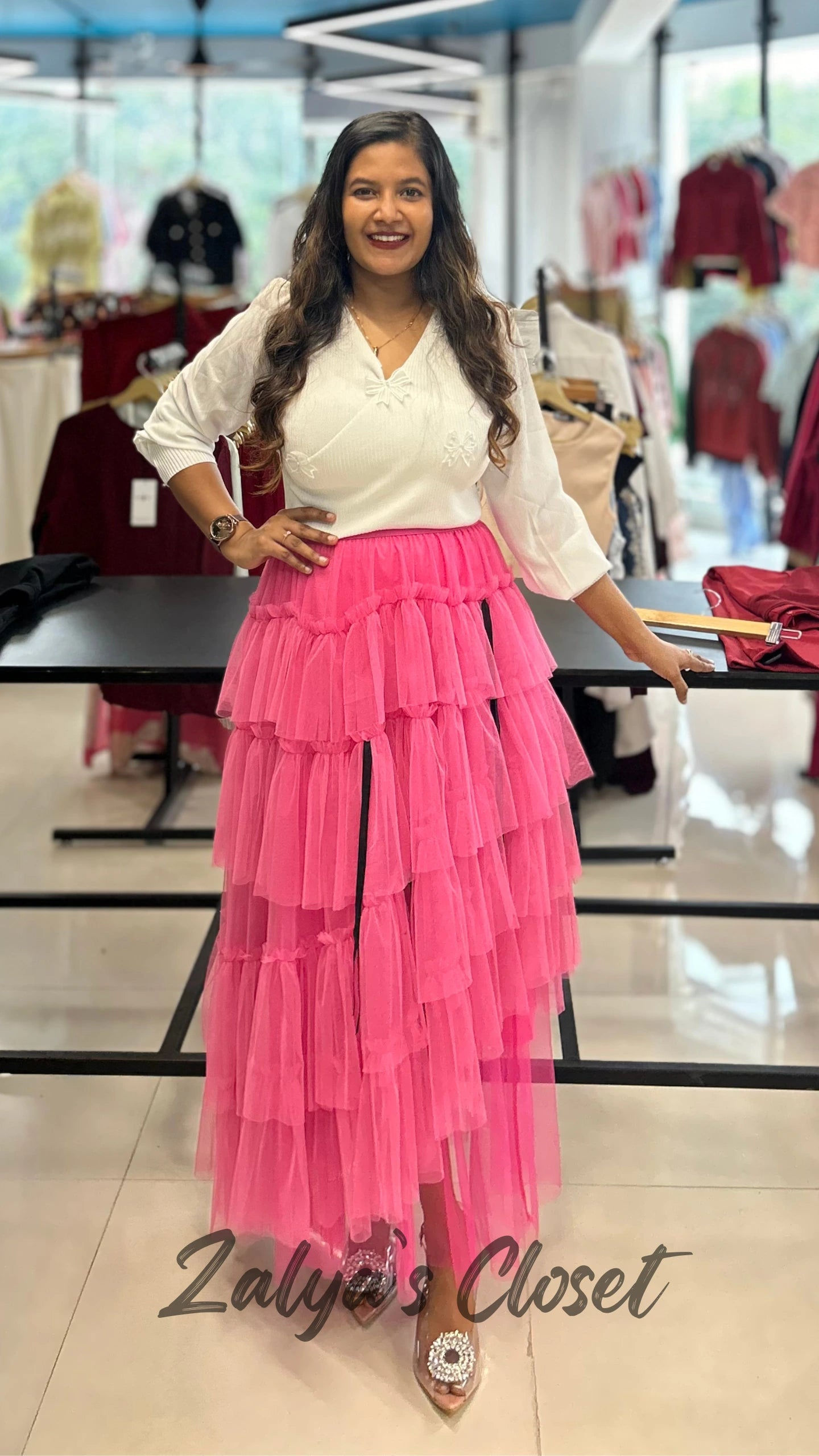 Imported Asymmetric Skirts