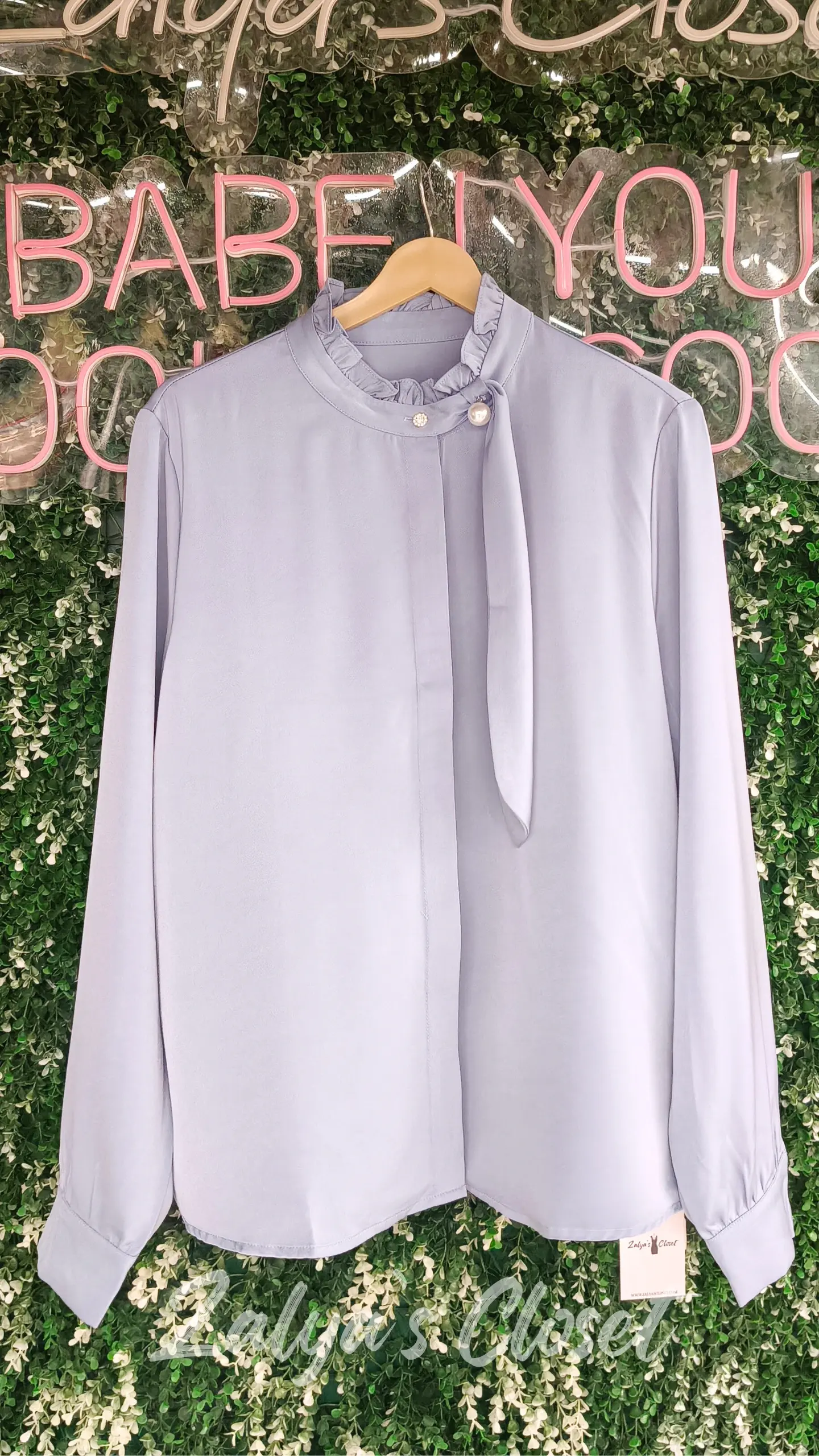 Imported Shirt With High Neck