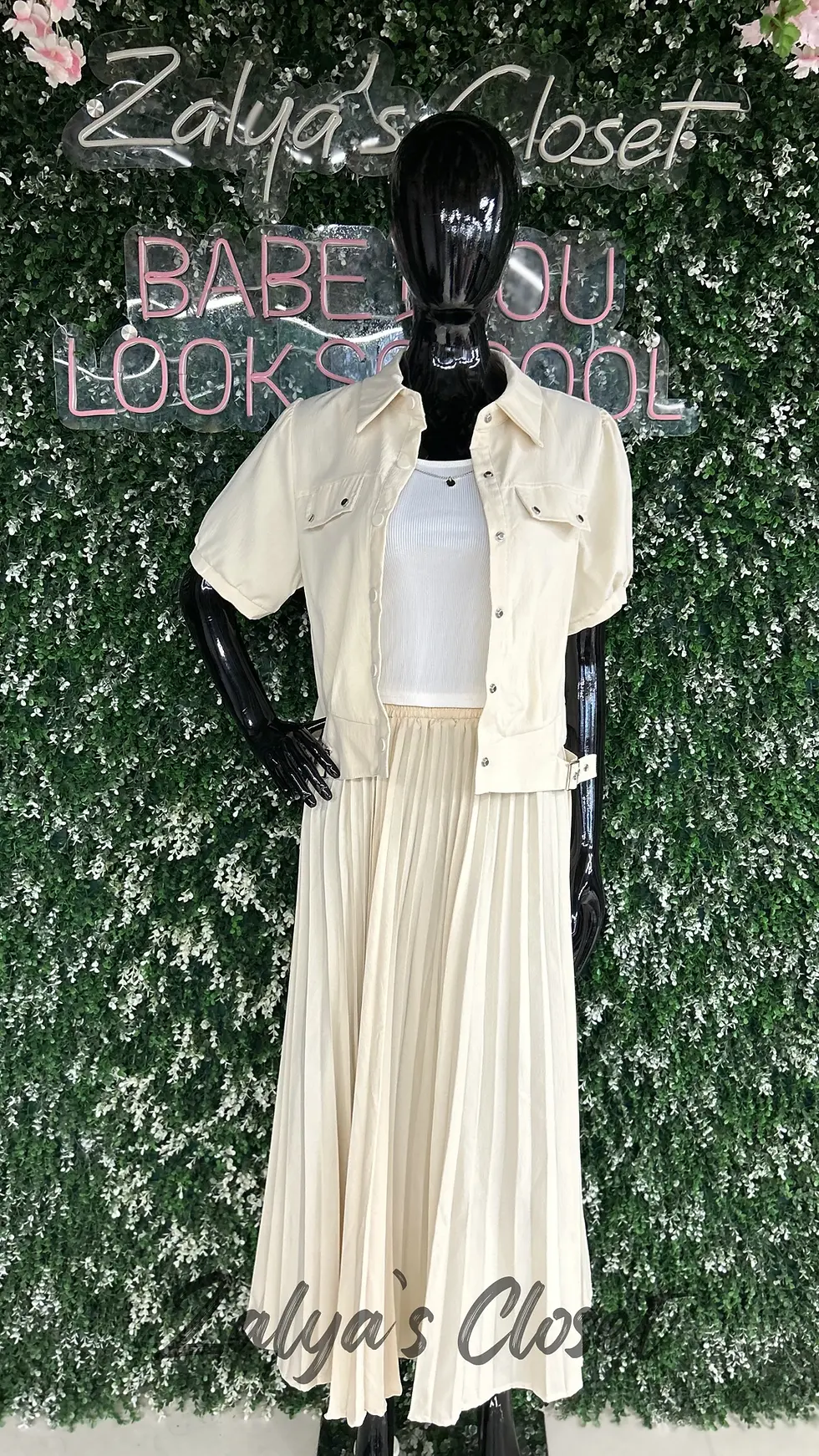 Thumbnail: Imported Korean 3 Pcs Skirt Set 
