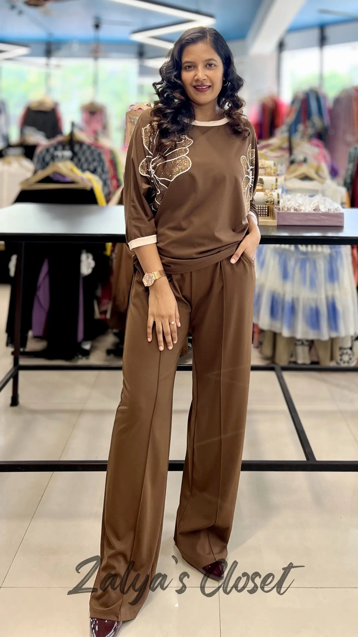 Imported Airport Look Embroidered Stone Work Co-ord