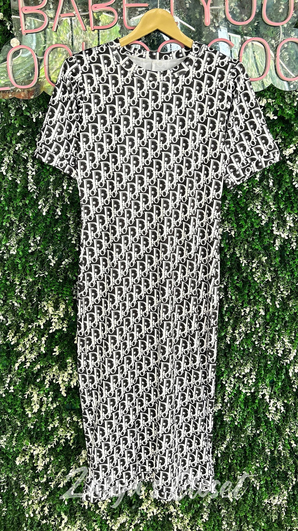 Thumbnail: Imported Printed Bodycon Dress