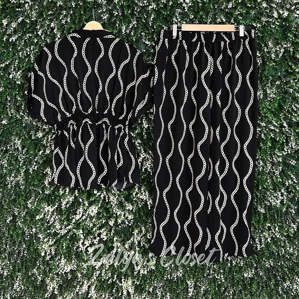 Thumbnail: Imported Printed Top And Pant Co-Ord Set