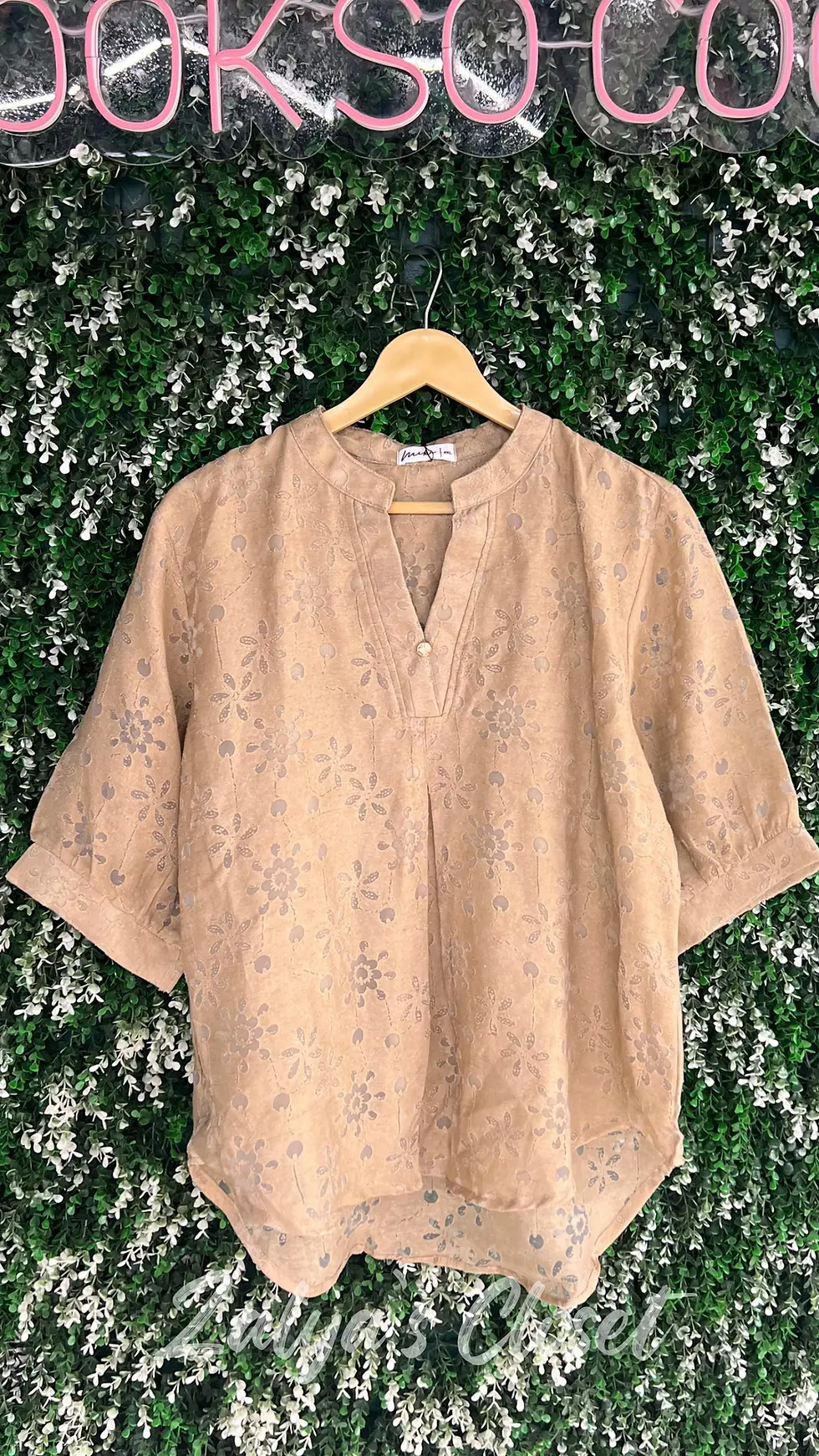 Thumbnail: Self Design Plus Size Tops