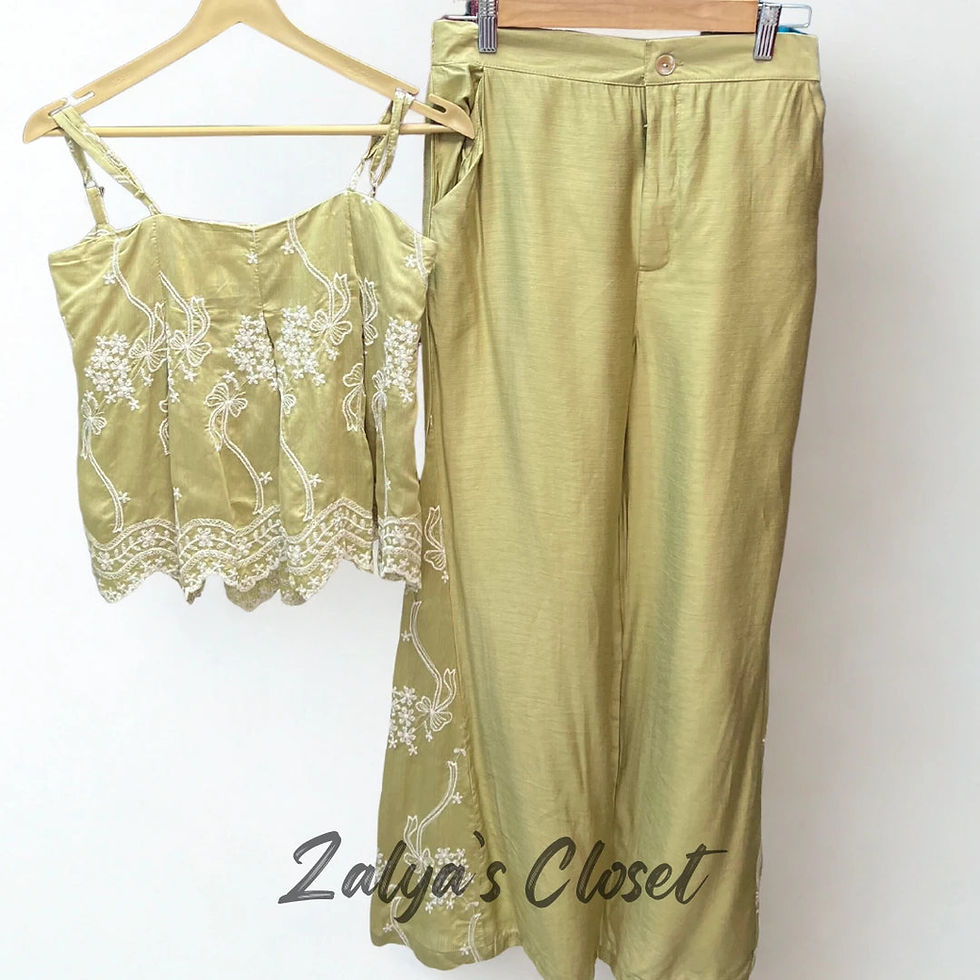 Thumbnail: Top and Pant Side Printed Co-ord Set