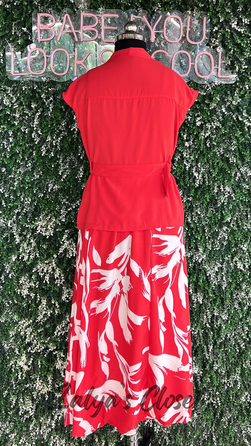 Thumbnail: Top And Printed Skirt 