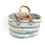 Thumbnail: Tepi - Green Rope Basket with Leather Handles