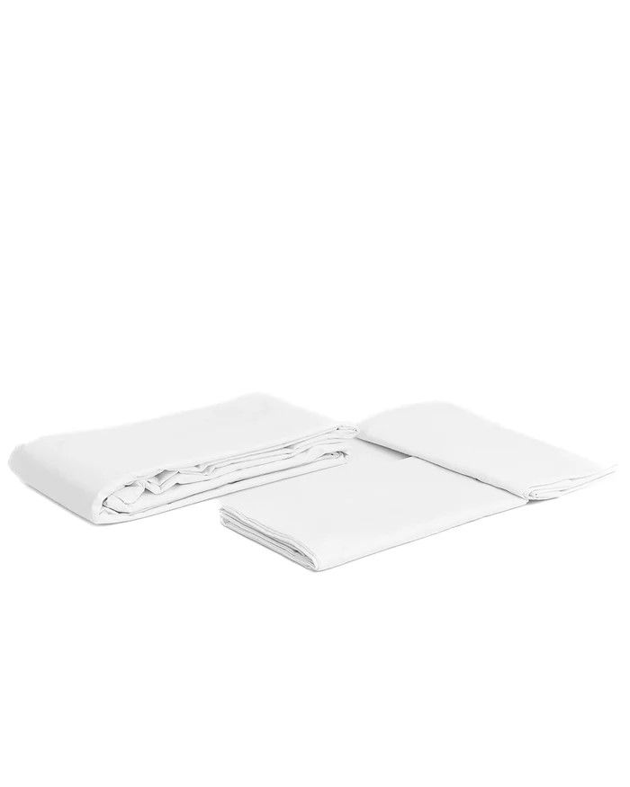 Miniature : 200 Thread Egyptian Cotton Percale Flat Bed Sheet