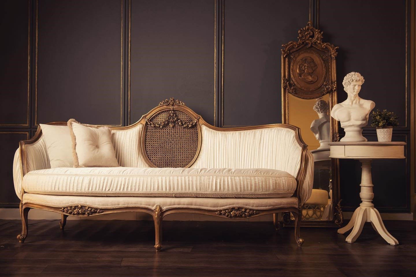 Light Beige French Style Cane